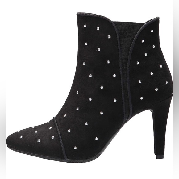 Nib Rialto Chanted Dress Studded Black Bootie - Picture 5 of 12